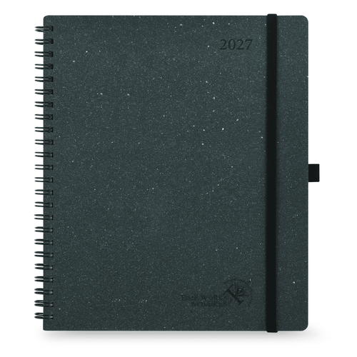 DE 25,9 cm × 21,2 cm Recycled 2027 Weekly Planner Spiral Hardcover