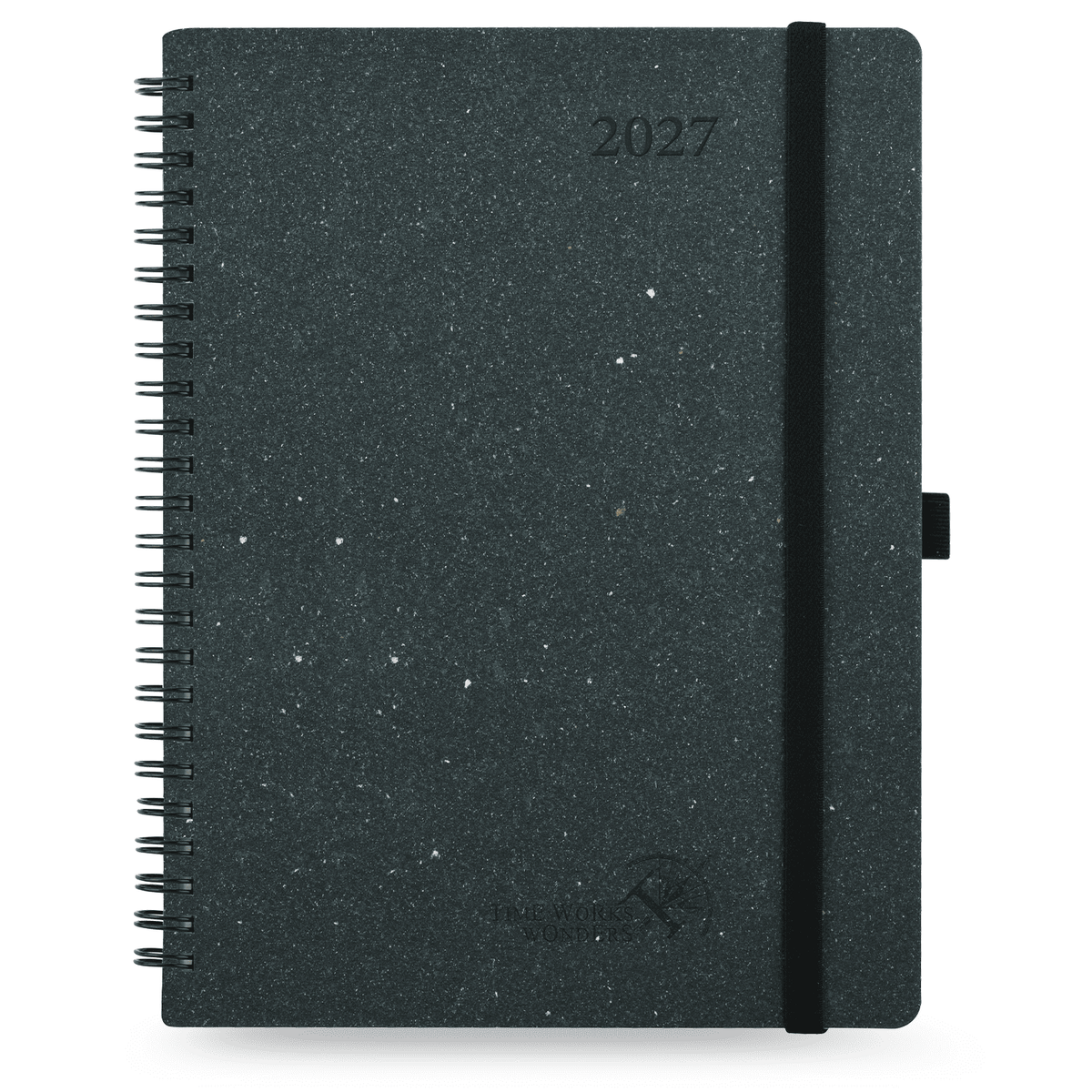 DE 16,4 cm × 21,8 cm Recycled 2027 Weekly Planner Spiral Hardcover