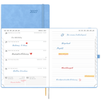 ES Agenda académica semanal 26.5 cm × 21.5 cm 2026-2027 Tapa dura