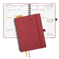 DE 21.8cm x 16.4 2027 Spiral Weekly Calendar Planner (January–December) Soft Cover