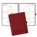 DE 21.8 cm × 16.4 cm 2027 Weekly Planner Spiral Hardcover| Horizontal Layout