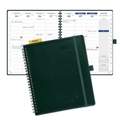 DE A5 Size 30-minute 2027 Spiral Weekly Planner PU Leather Softcover Appointment Book