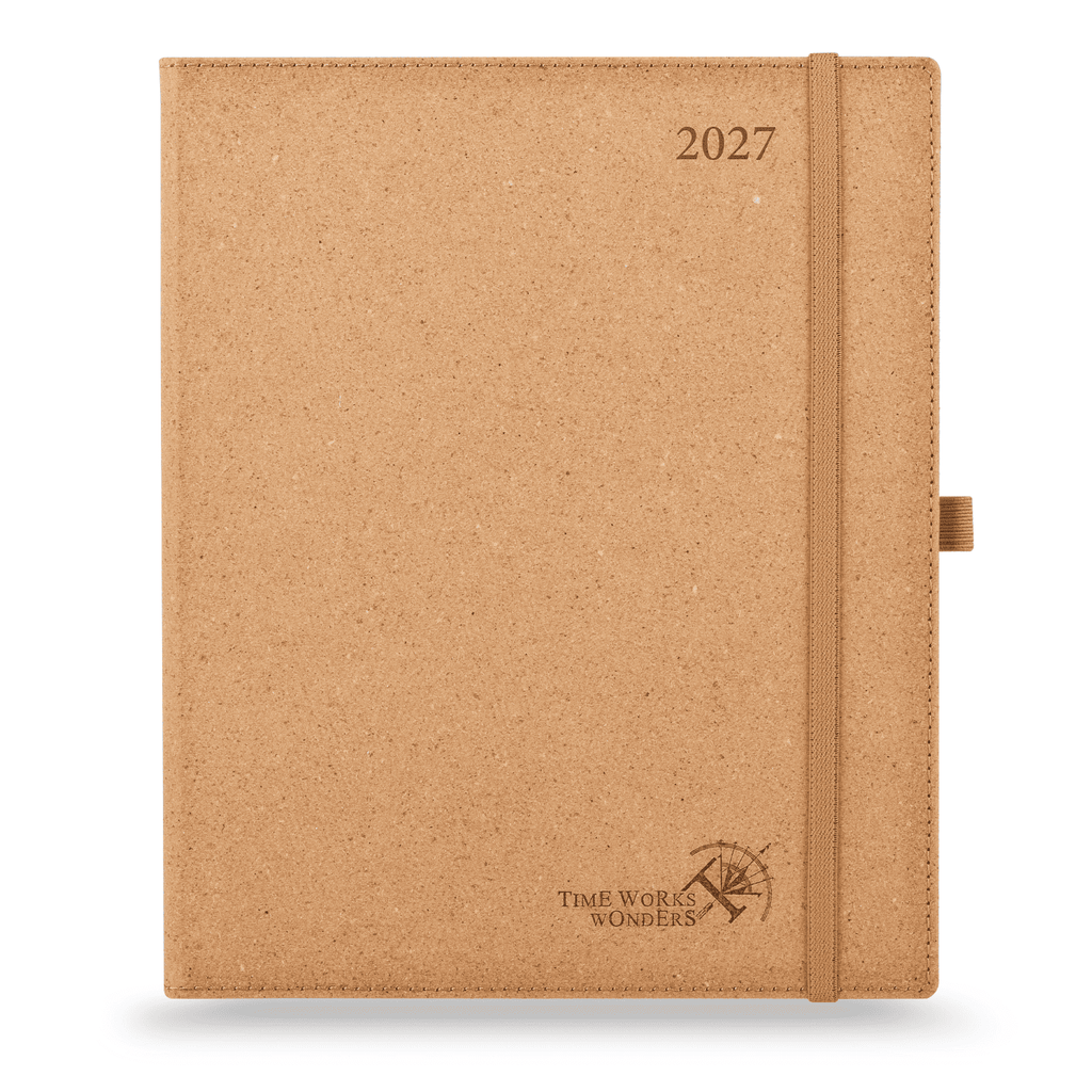 DE 25.9 cm × 21.2 cm 2027 Recycled Weekly Planner Hardcover Calendar Planner