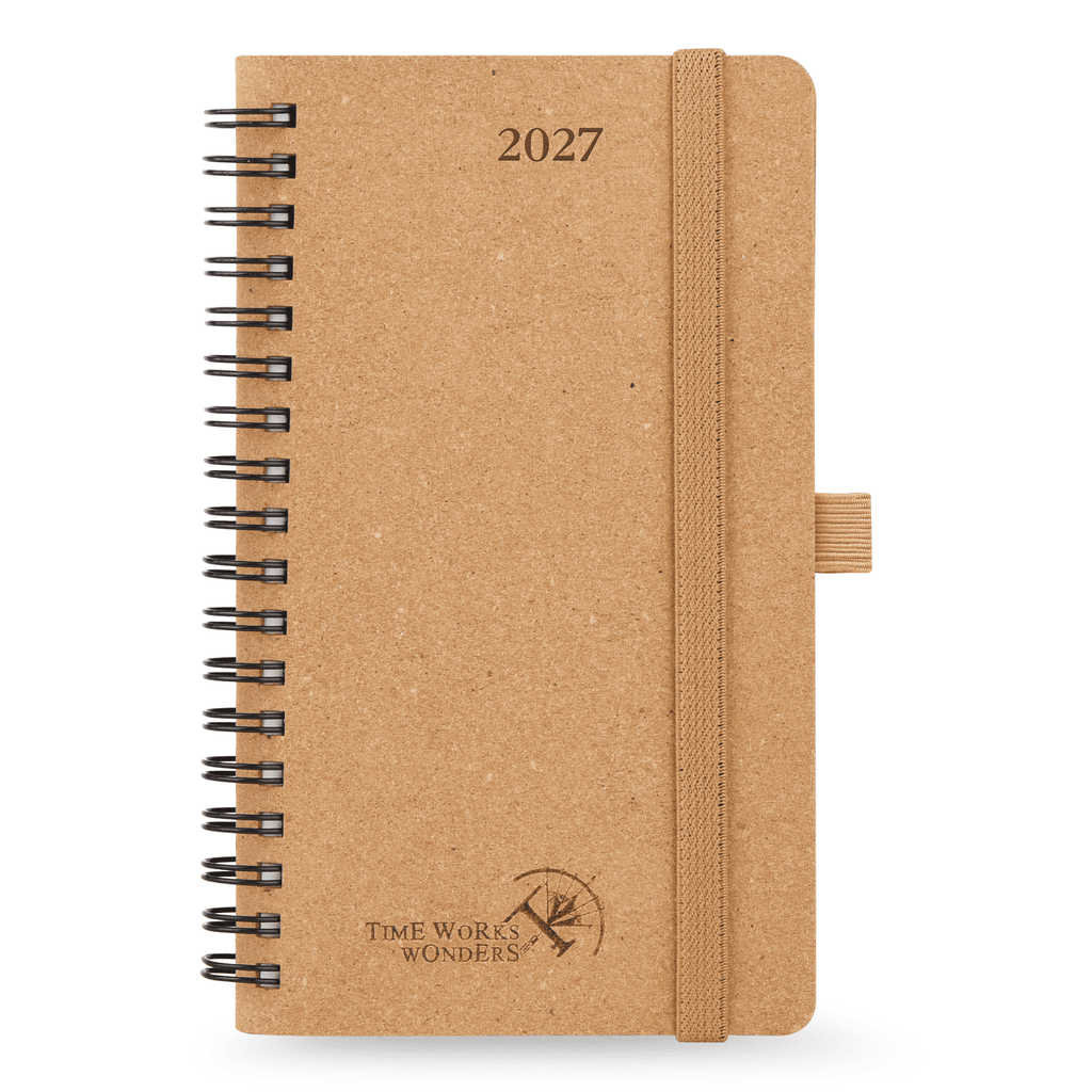 DE Pocket Recycled 2027 Weekly Planner Spiral Hardcover