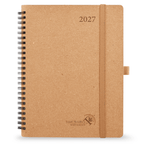 DE 16,4 cm × 21,8 cm Recycled 2027 Weekly Planner Spiral Hardcover