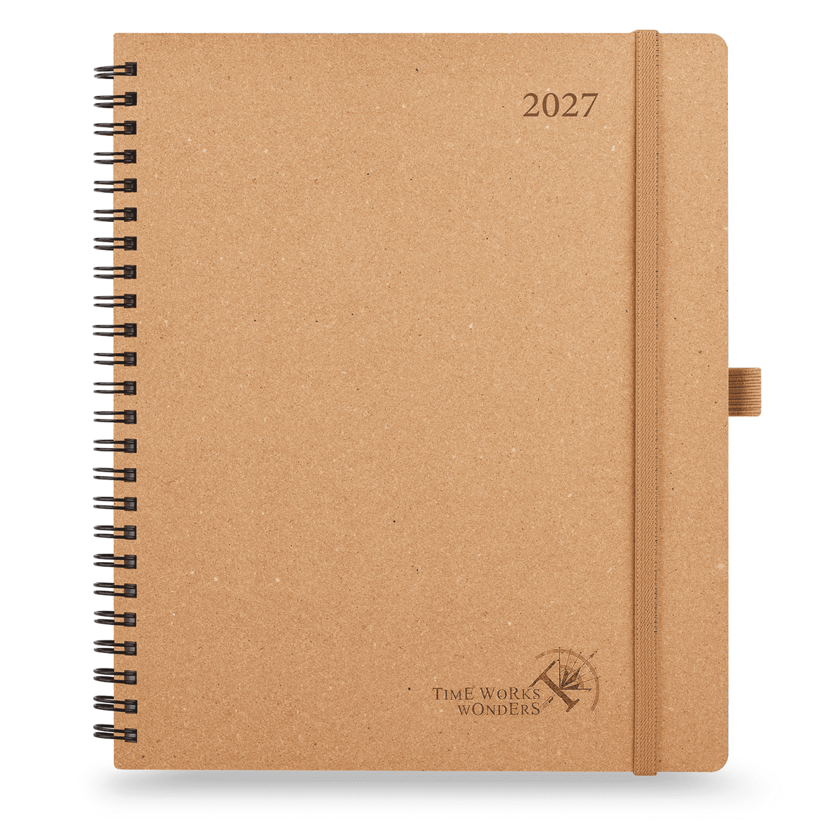 DE 25,9 cm × 21,2 cm Recycled 2027 Weekly Planner Spiral Hardcover