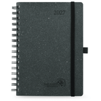 DE A5 Size 2027 Recycled Daily Planner Spiral Hardcover