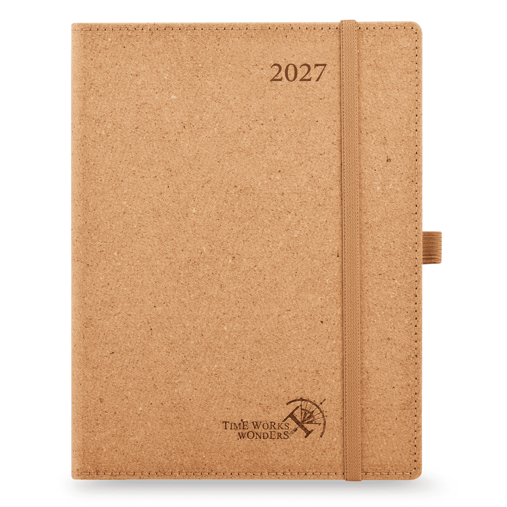 DE 16,4 cm × 21,8 cm Recycled 2027 Weekly Planner Hardcover