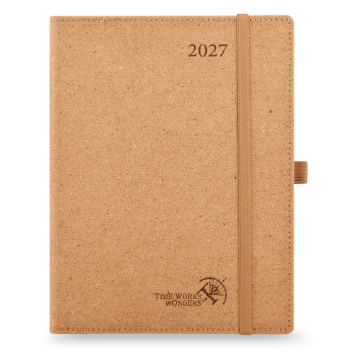 DE 16,4 cm × 21,8 cm Recycled 2027 Weekly Planner Hardcover