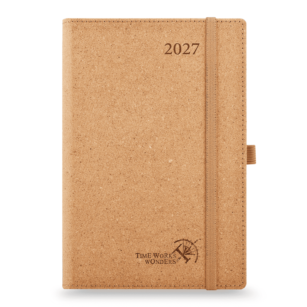 DE A5 Size 2027 Recycled Daily Planner