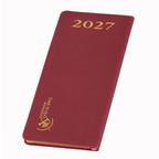 DE Pocket Mini Size 2027 Monthly Planner Premium Faux leather Neo Calendar