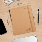 DE 25,9 cm × 21,2 cm Recycled 2027 Weekly Planner Spiral Hardcover