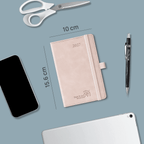 DE A6 Size 2027 Weekly Planner Week + Notes Layout Softcover