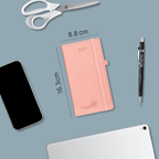 DE Pocket Size 2027 Weekly Planner Hard Cover Calendar Planner