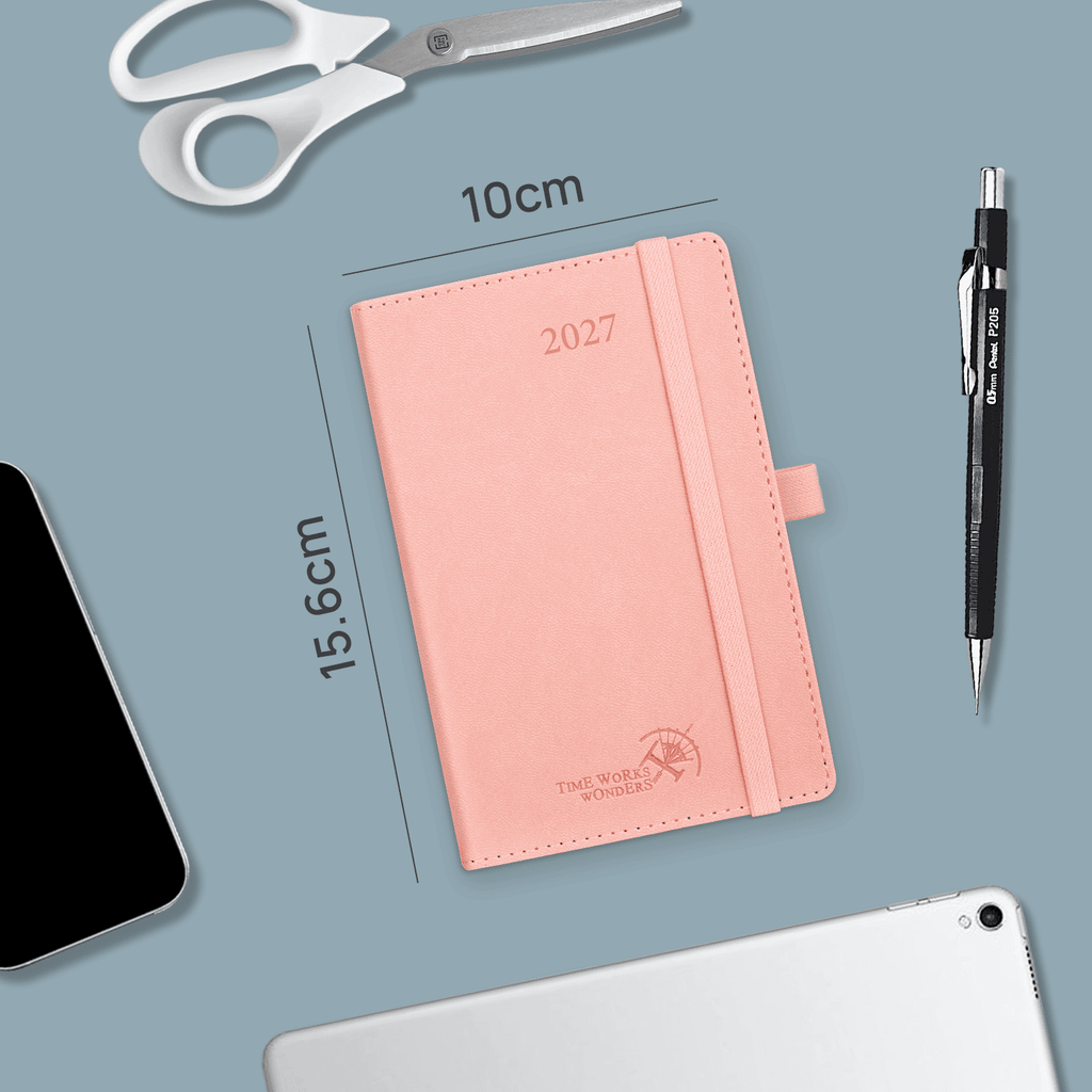 DE A6 Size 2027 Weekly Calendar Planner (January–December) Soft Cover