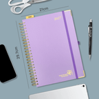DE A4 Size 2027 Spiral Daily Planner Hardcover Calendar Planner