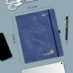 DE 21.2 cm × 25,9 cm Weekly 2027 Planner Week + Notes Layout Hardcover