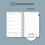 ES Agenda académica semanal 26.5 cm × 21.5 cm 2026-2027 Tapa dura