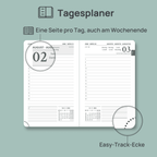 DE A6 Size Daily Academic Planner 2026-2027 HardCover