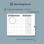 DE A6 Size 2027 Weekly Planner (January–December) Hardcover