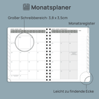 DE 21.8cm x 16.4 2027 Spiral Weekly Calendar Planner (January–December) Soft Cover