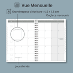 DE A4 Size 2027 Spiral Weekly Calendar Planner (January–December) Hardcover