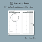 DE Pocket Size 2027 Weekly Planner 12-Month Softcover Calendar Planner