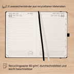 DE A5 Size 2027 Recycled Daily Planner