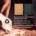 DE 16,4 cm × 21,8 cm Recycled 2027 Weekly Planner Spiral Hardcover