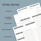 DE A6 Size 2027 Weekly Planner Week + Notes Layout Softcover