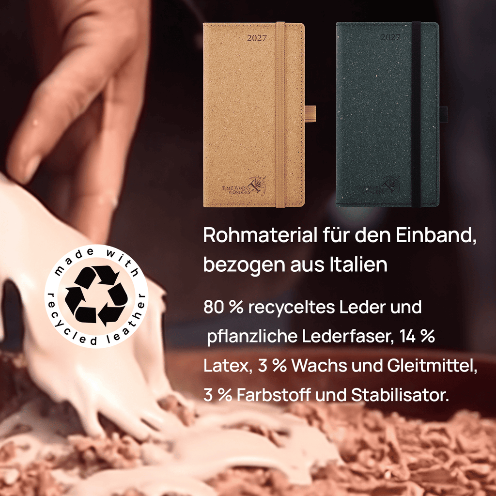 DE Pocket Recycled 2027 Weekly Planner Hardcover
