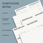 DE A5 Size Daily Planner 2027 Hardcover Calendar Planner