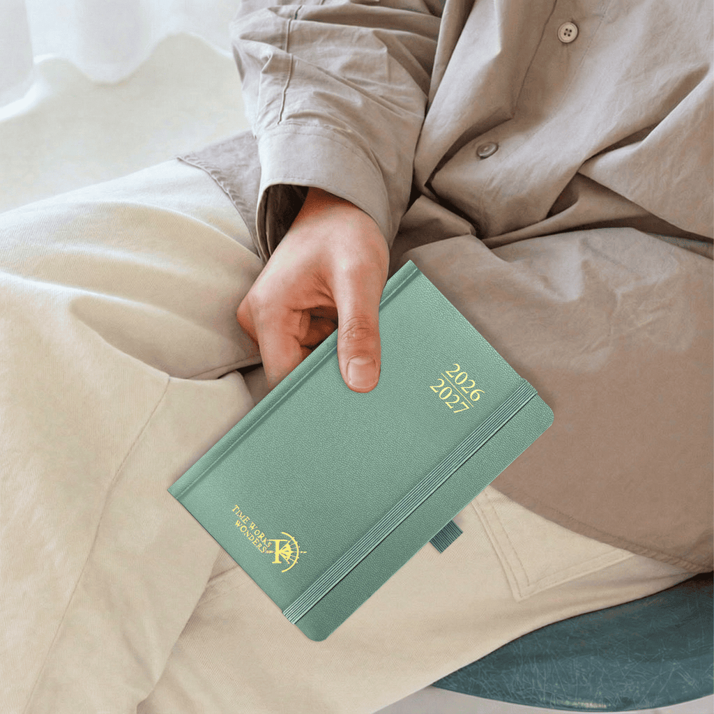DE A6 Size Daily Academic Planner 2026-2027 HardCover