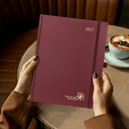 DE 25.9 cm × 21.2 cm 2027 Weekly Planner (January–December) Hardcover