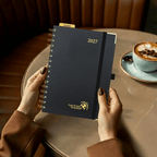 DE A5 Size 2027 Spiral Weekly Planner (January–December) Hardcover