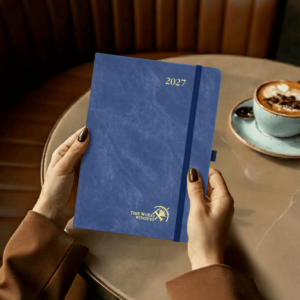 DE 16,4 cm × 21,8 cm Weekly 2027 Planner Week + Notes Layout Hardcover