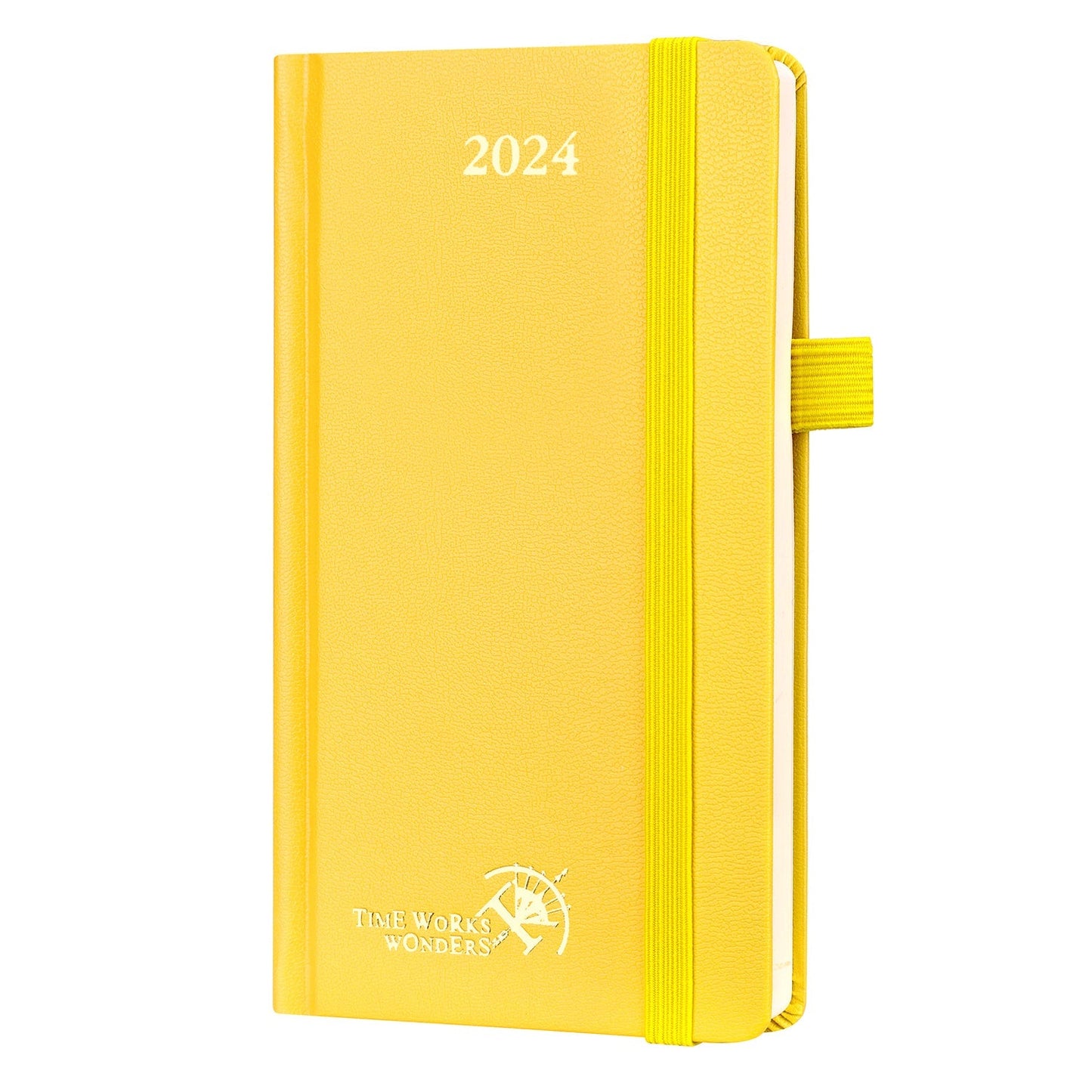POPRUN 2023-2024 Academic Daily Planner Light Yellow