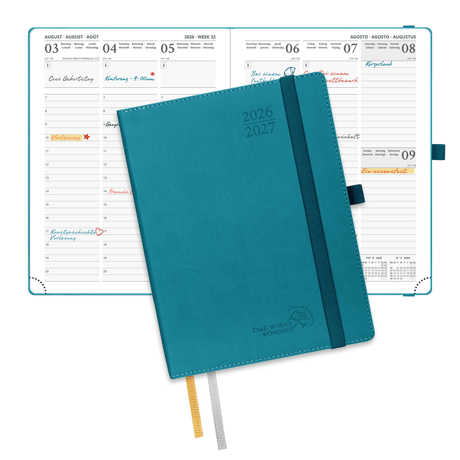 POPRUN 2026-2027 Academic Planner Pacific Green