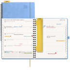 POPRUN 2026-2027 Academic Planner Cerulean Blue