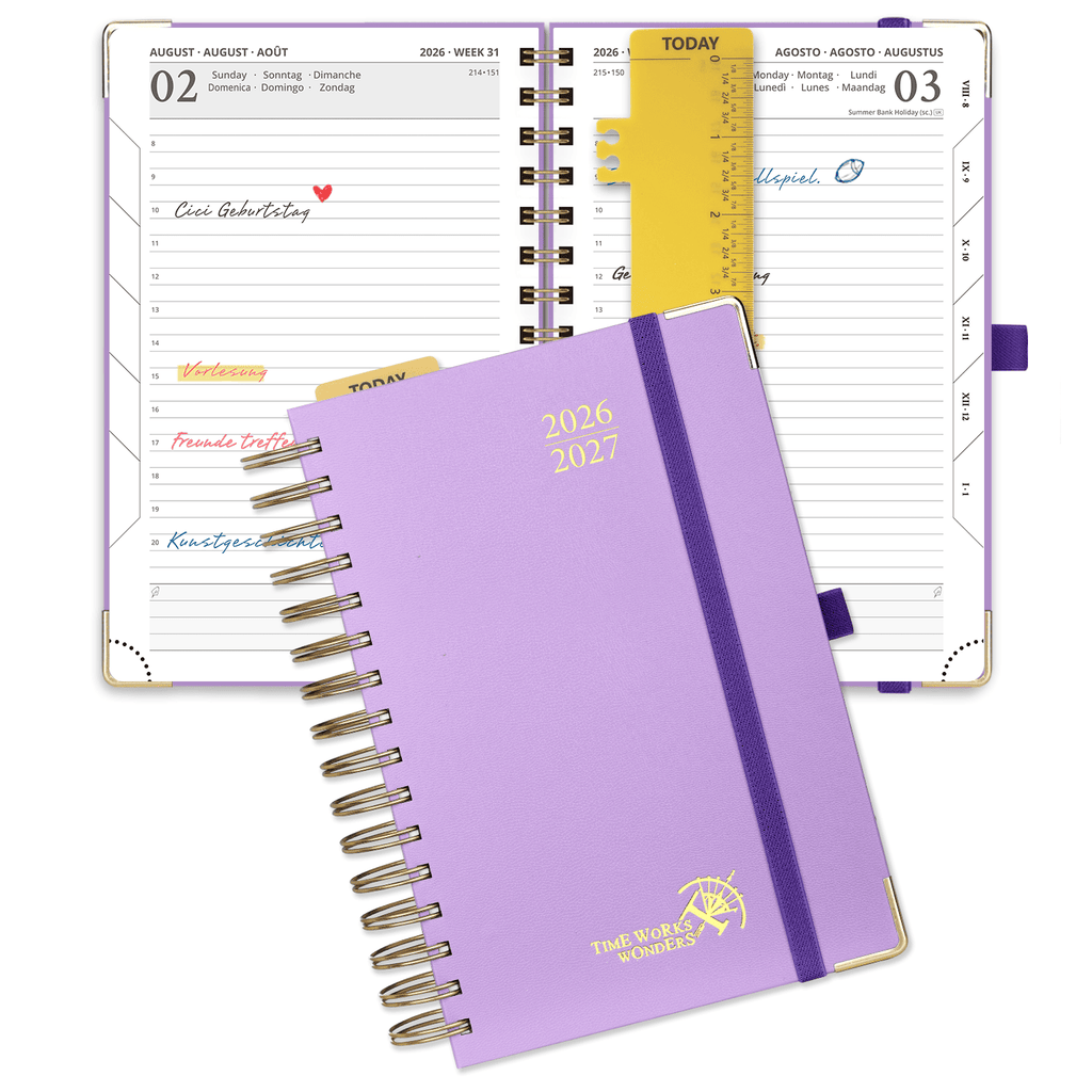 POPRUN 2026-2027 Academic Planner Violet