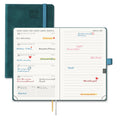 POPRUN 2026-2027 Academic Planner Petrol Green