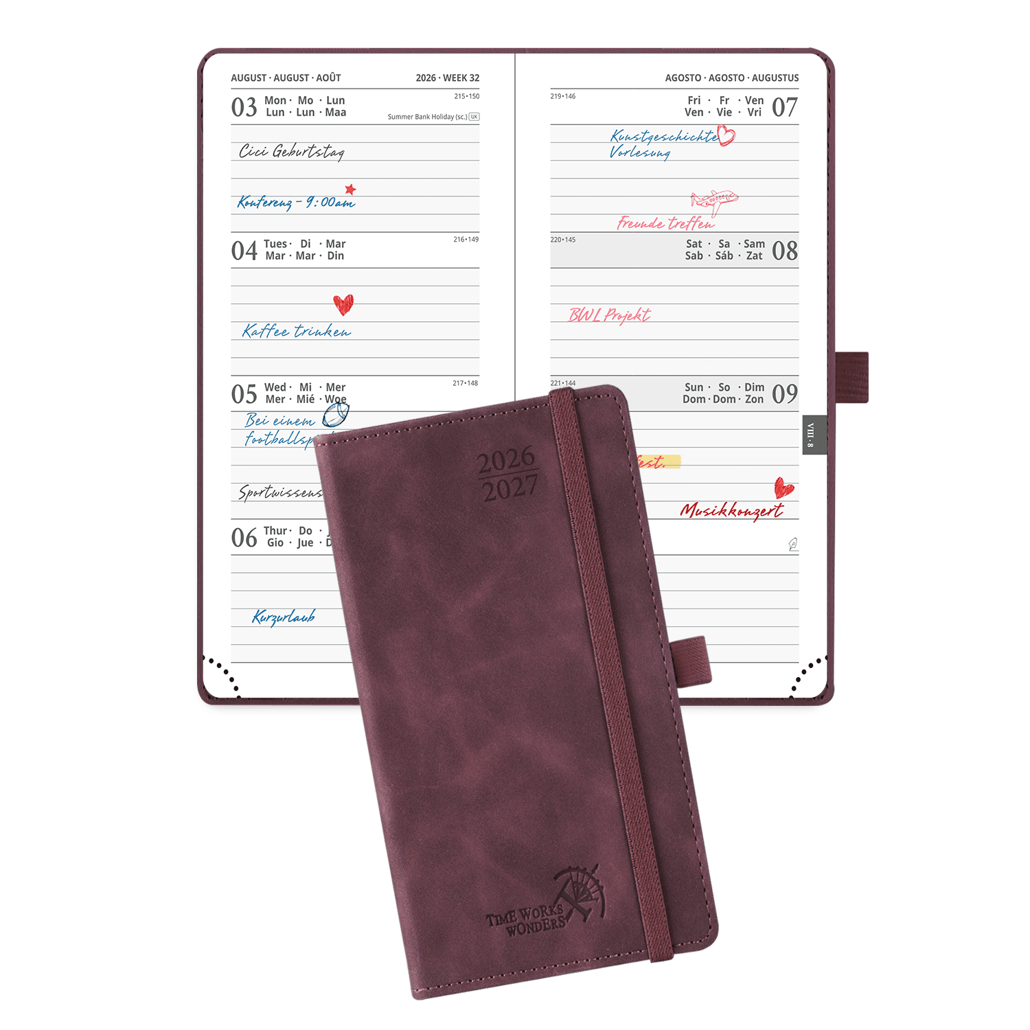 POPRUN 2026-2027 Academic Planner Claret