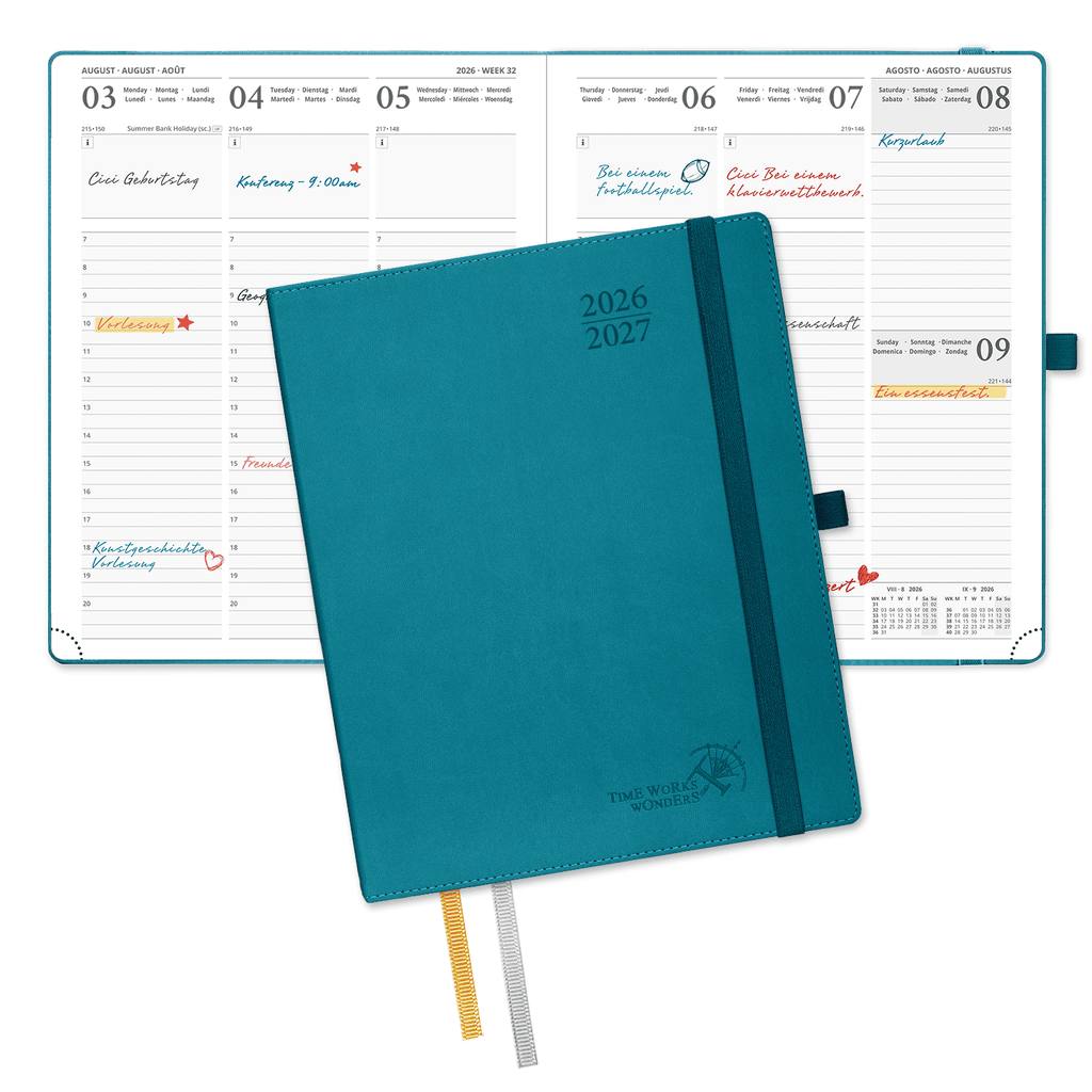 POPRUN 2026-2027 Academic Planner Pacific Green