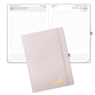 POPRUN 2026 Daily Planner Light Pink