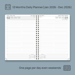 POPRUN 2026 Daily Planner