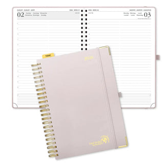 POPRUN 2026 Daily Planner Light Pink