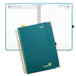 POPRUN 2026 Daily Planner Pacific Green