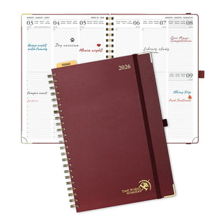 POPRUN 2026 Weekly Planner Bordeaux