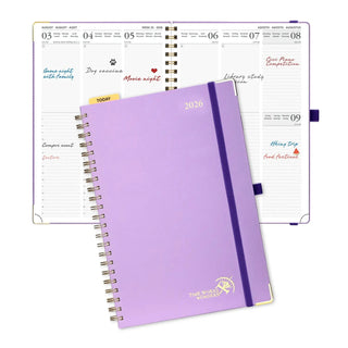 POPRUN 2026 Weekly Planner Violet