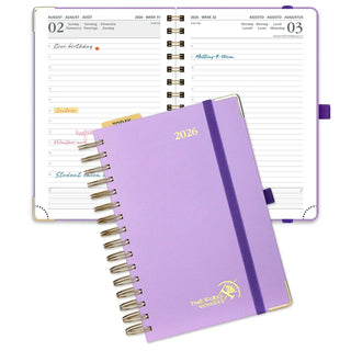 POPRUN 2026 Daily Planner Violet